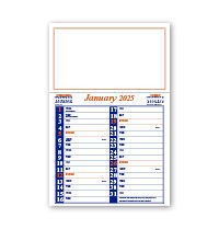 Appointment Memo Calendar - Blue and Orange