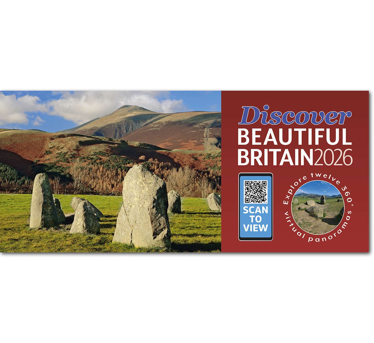 Discover Beautiful Britain Desk Calendar