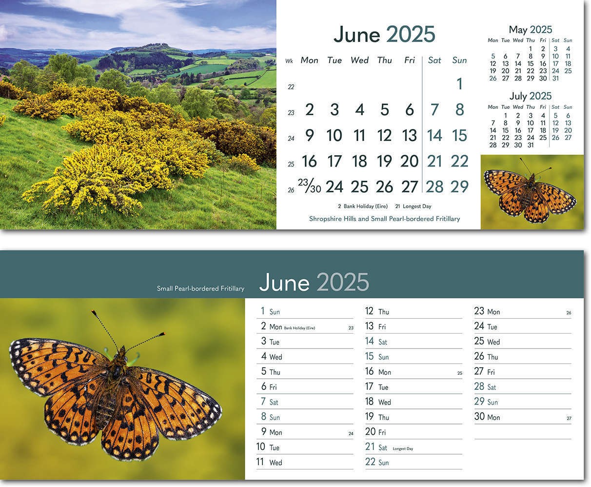 Rural Britain Task Station Desk Calendar