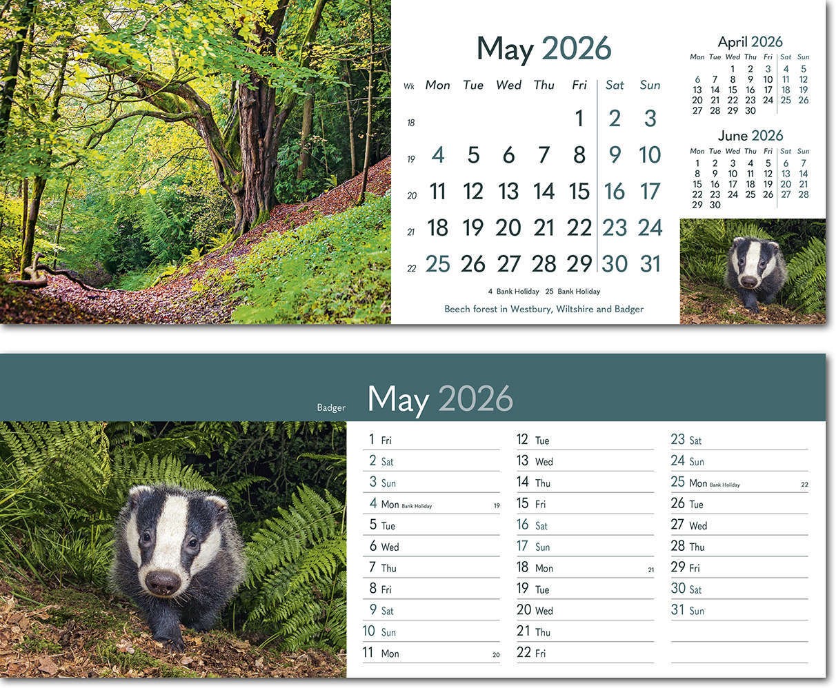 Rural Britain Desk Calendar