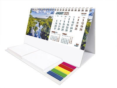 Wild Planet Note Station Desk Calendar 