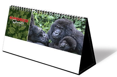 Kindred Spirits Premium Lined Easel Desk Calendar