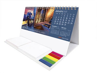 Iconic Structures Note Station Desk Calendar