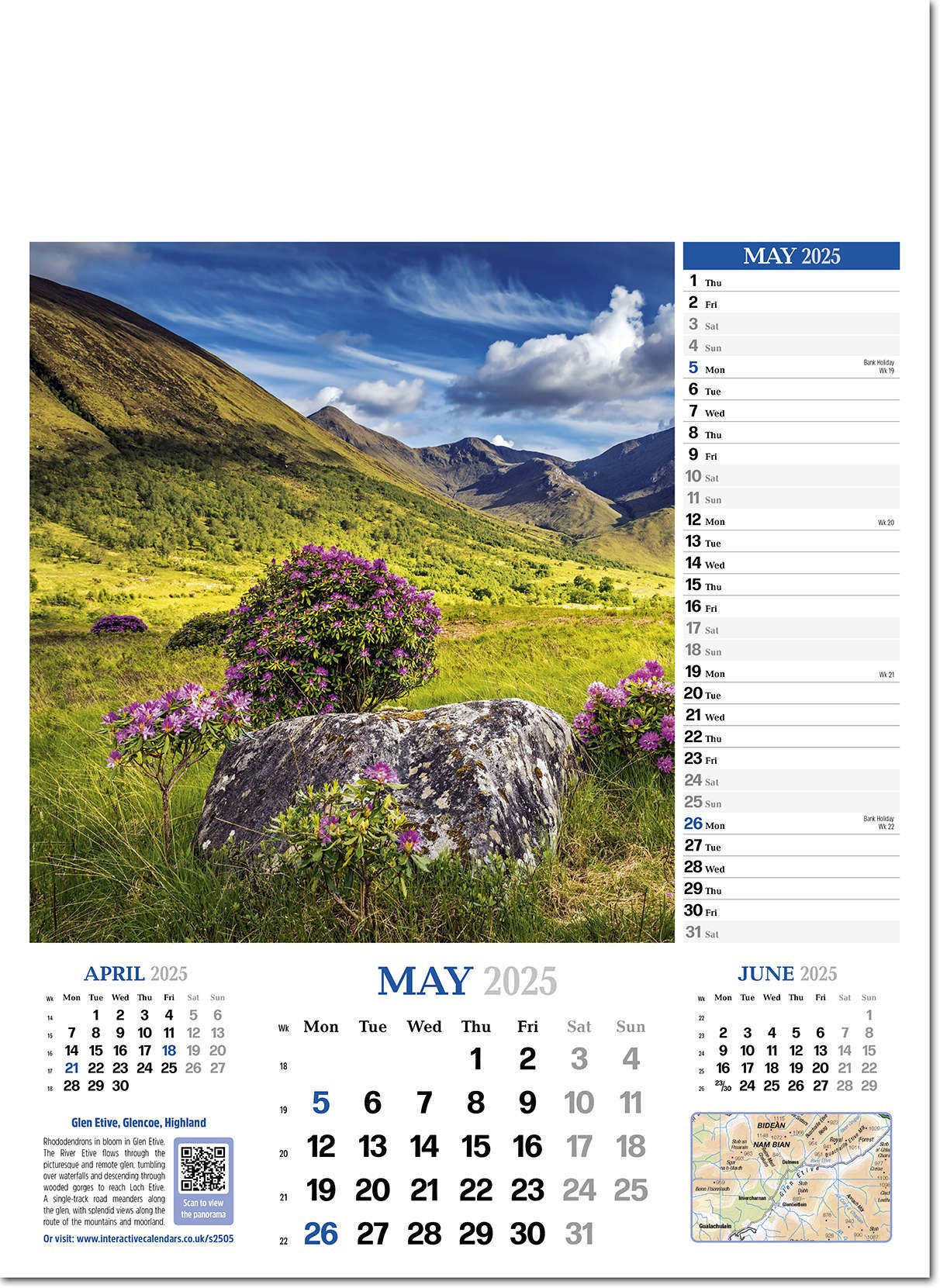 Splendour of Scotland Calendar