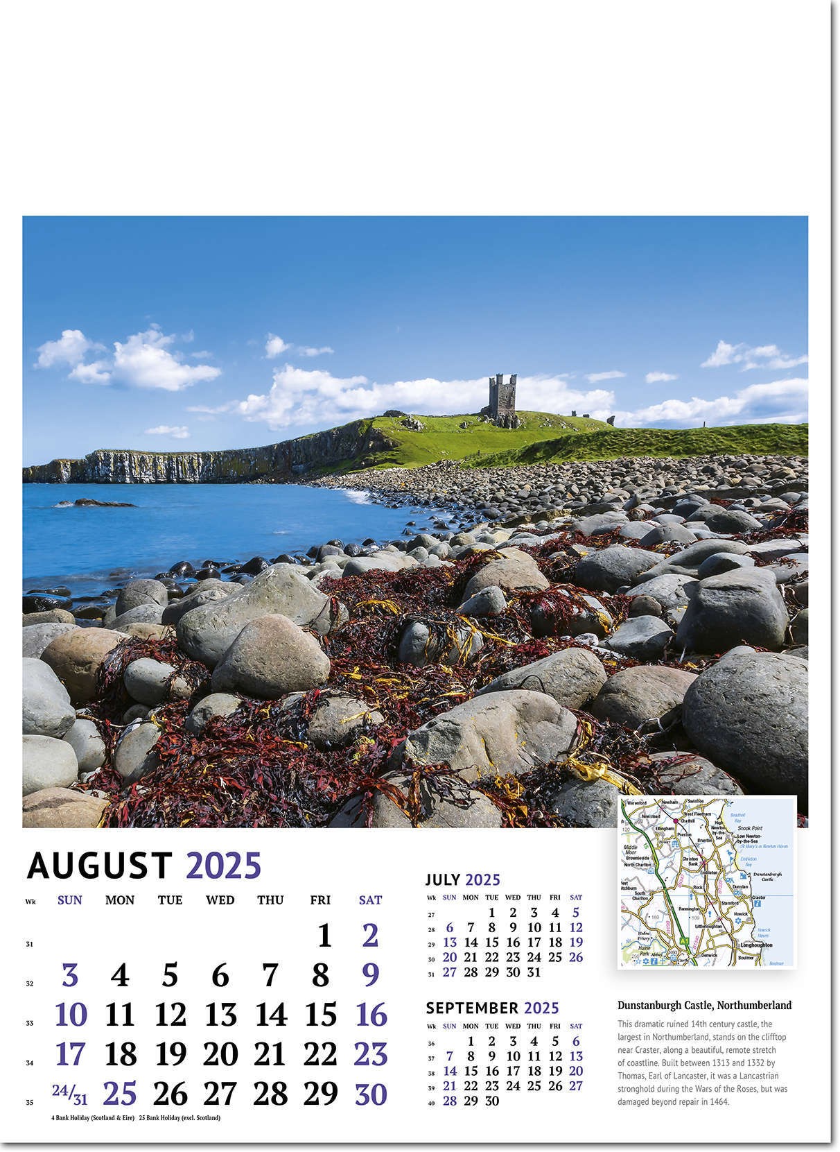 Beautiful Britain Wall Calendar