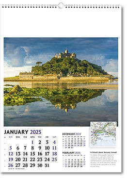 Beautiful Britain Wall Calendar