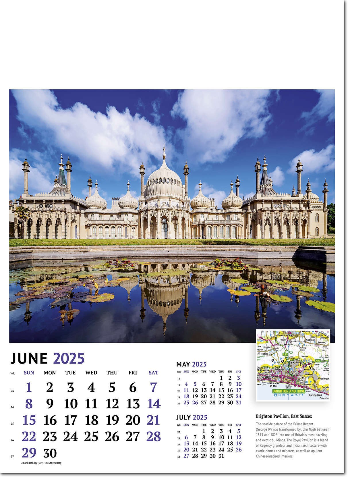 Beautiful Britain Wall Calendar