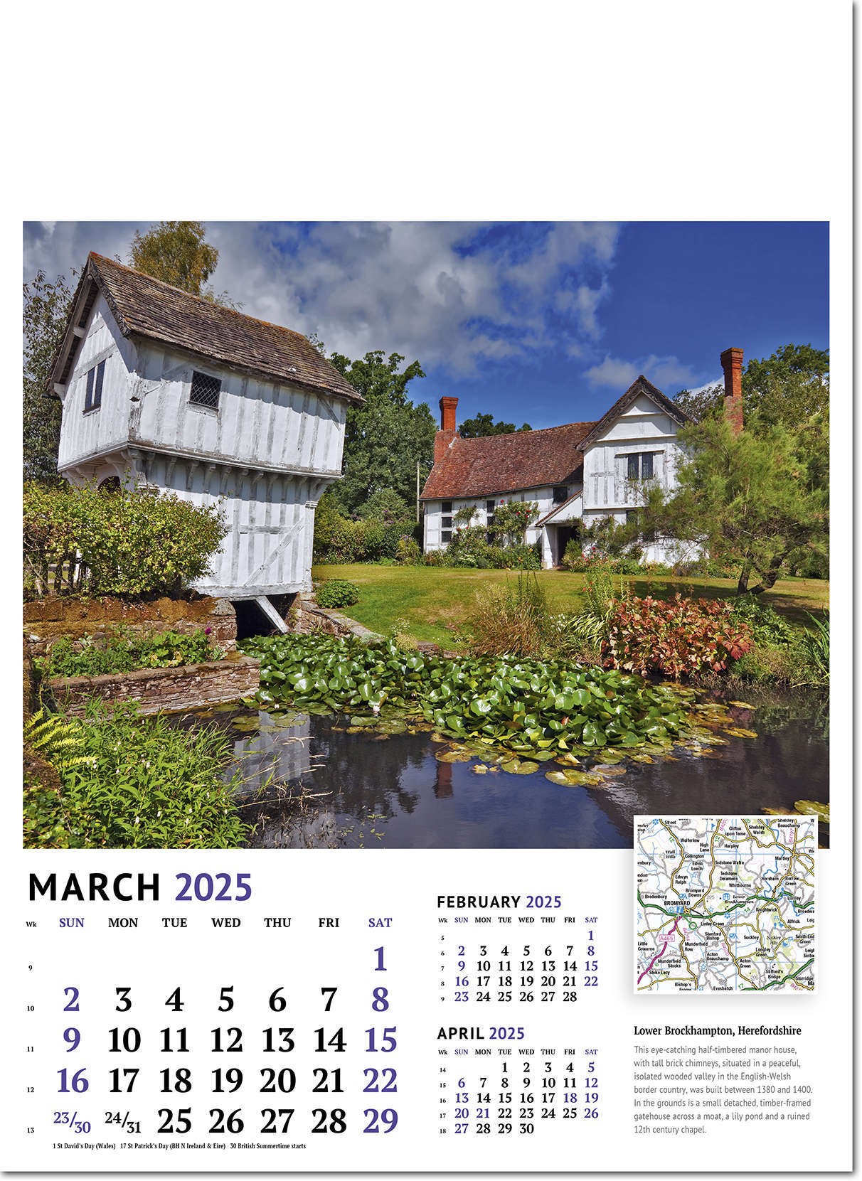 Beautiful Britain Wall Calendar