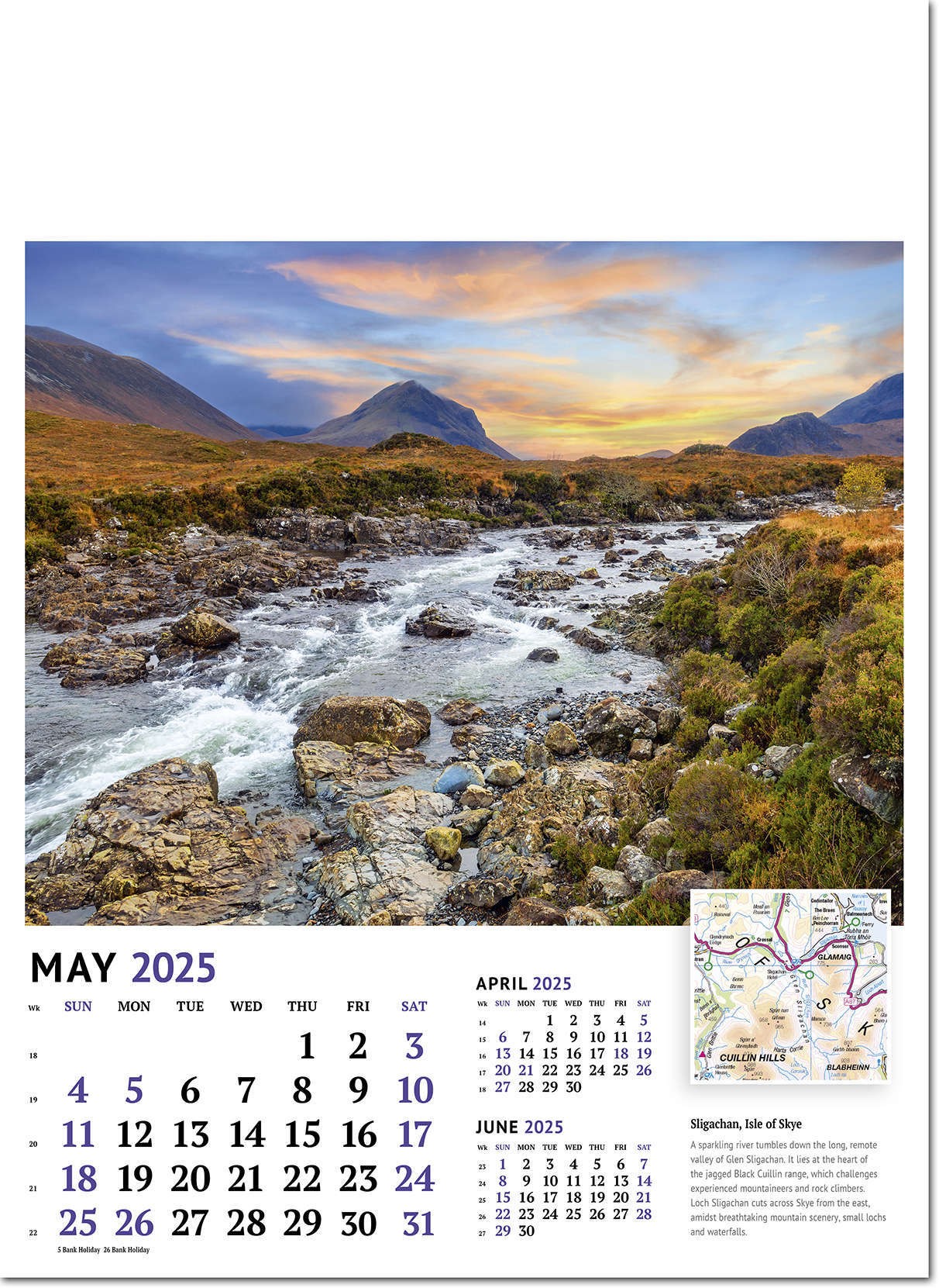 Beautiful Britain Wall Calendar