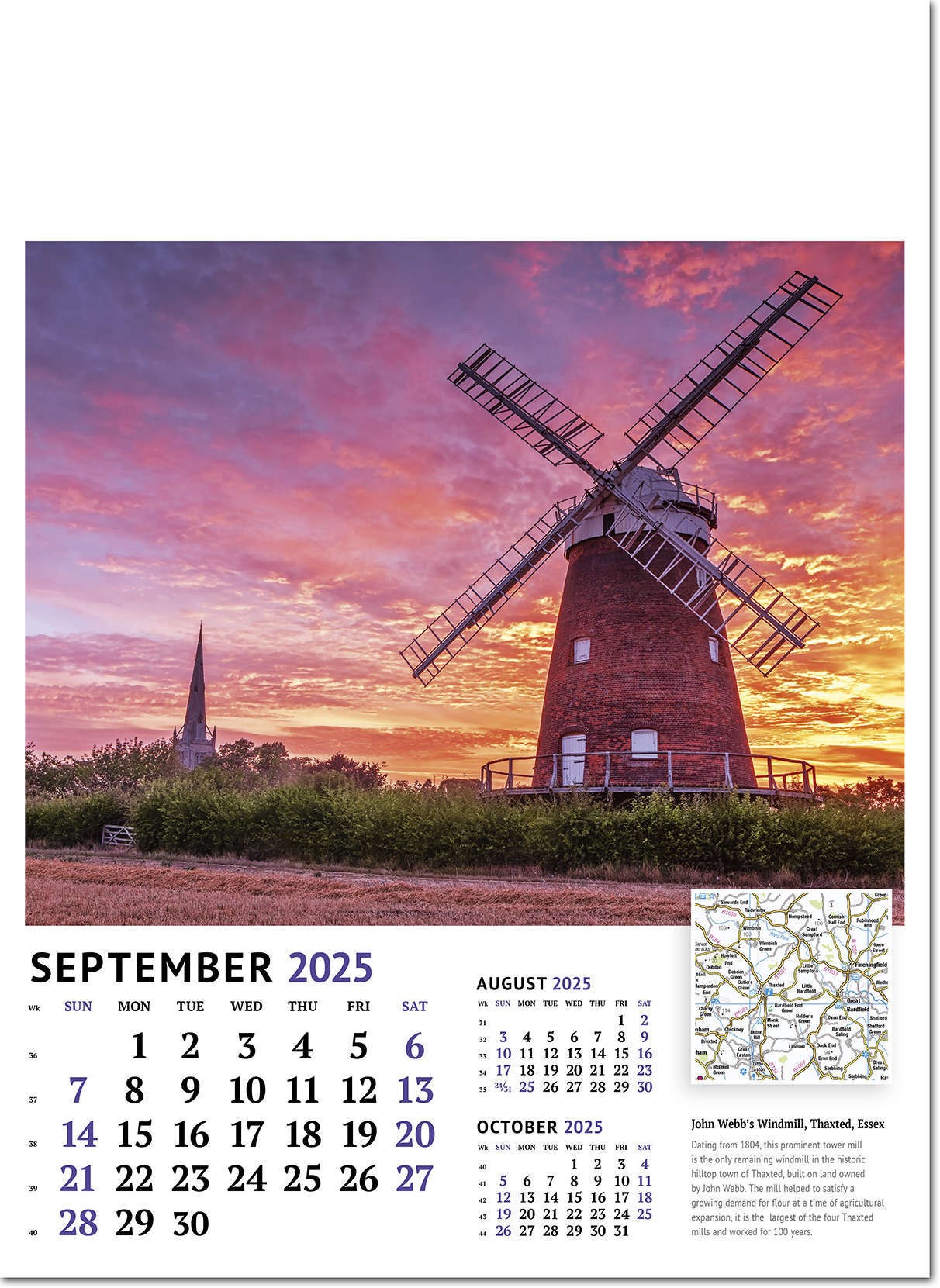 Beautiful Britain Wall Calendar