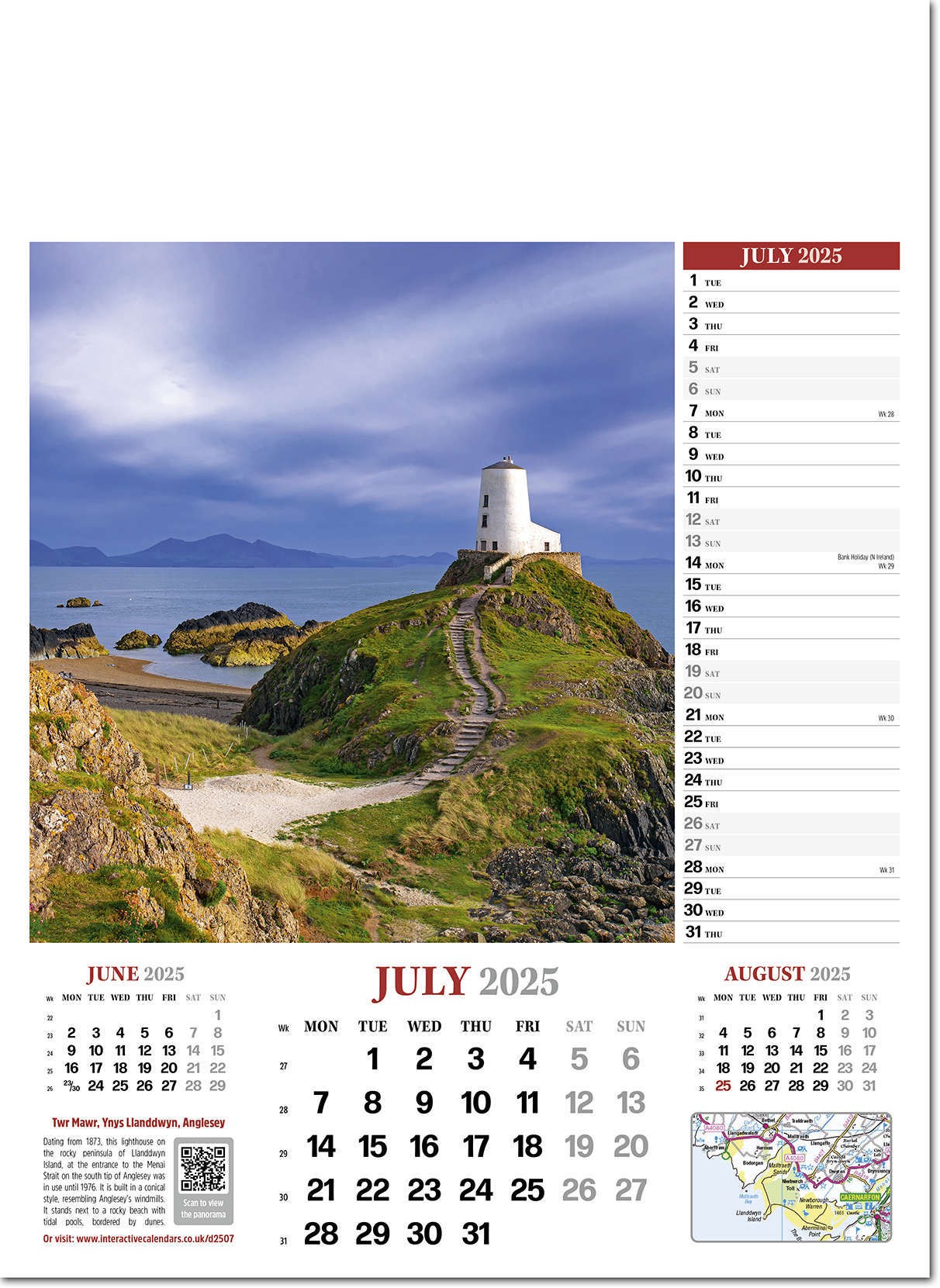 Discover Britain Wall Calendar