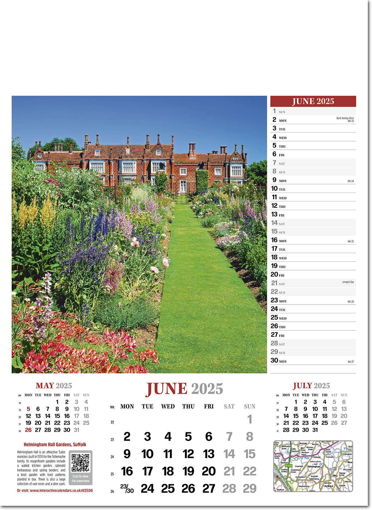 Discover Britain Wall Calendar