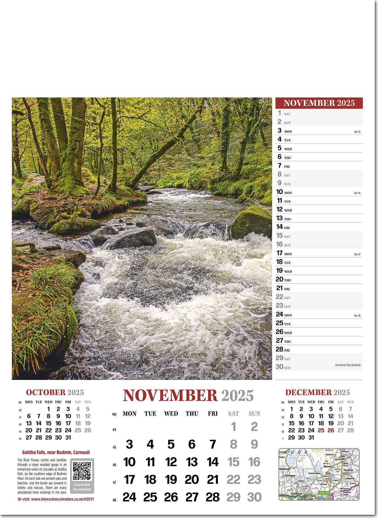 Discover Britain Wall Calendar