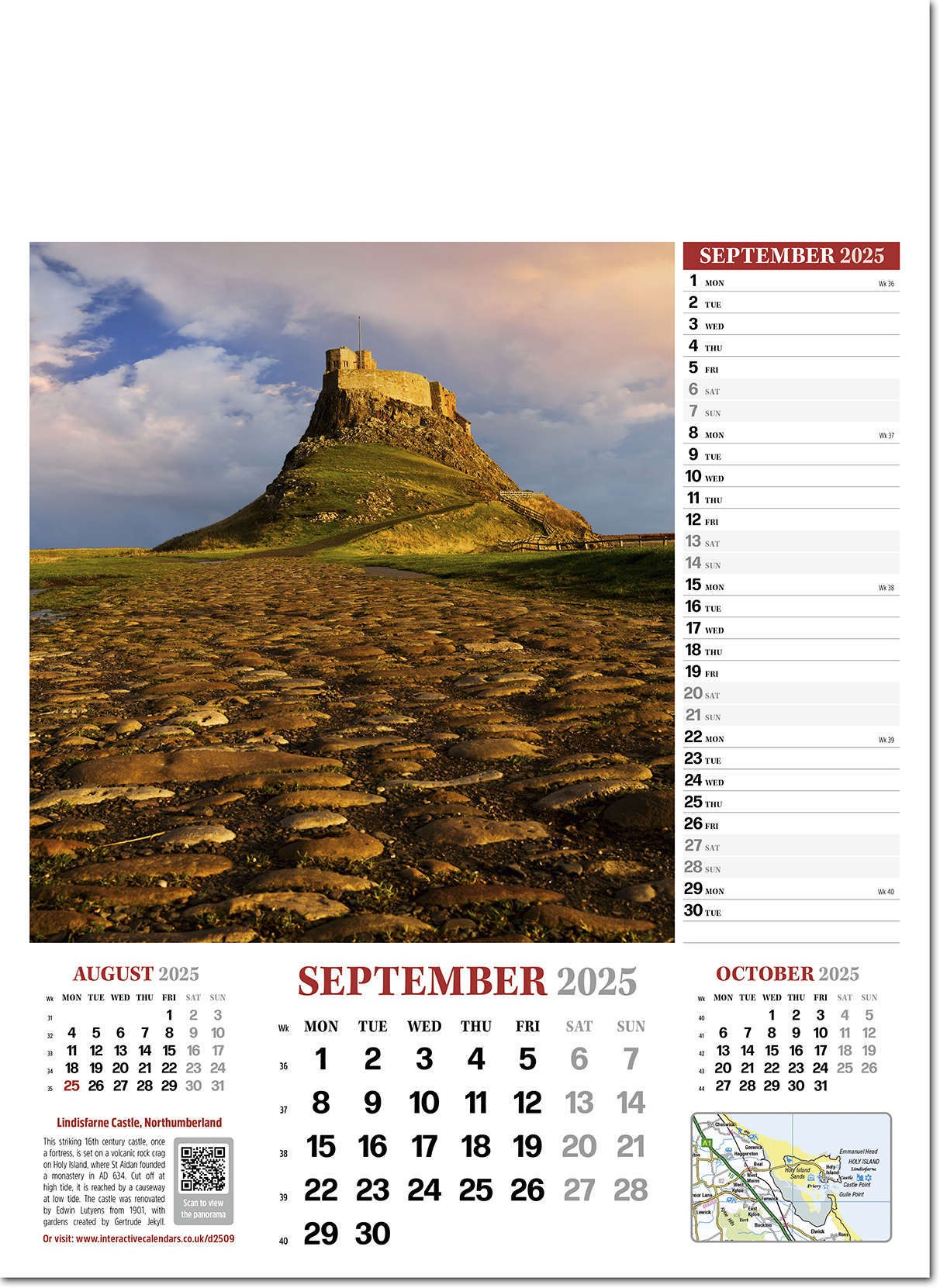 Discover Britain Wall Calendar