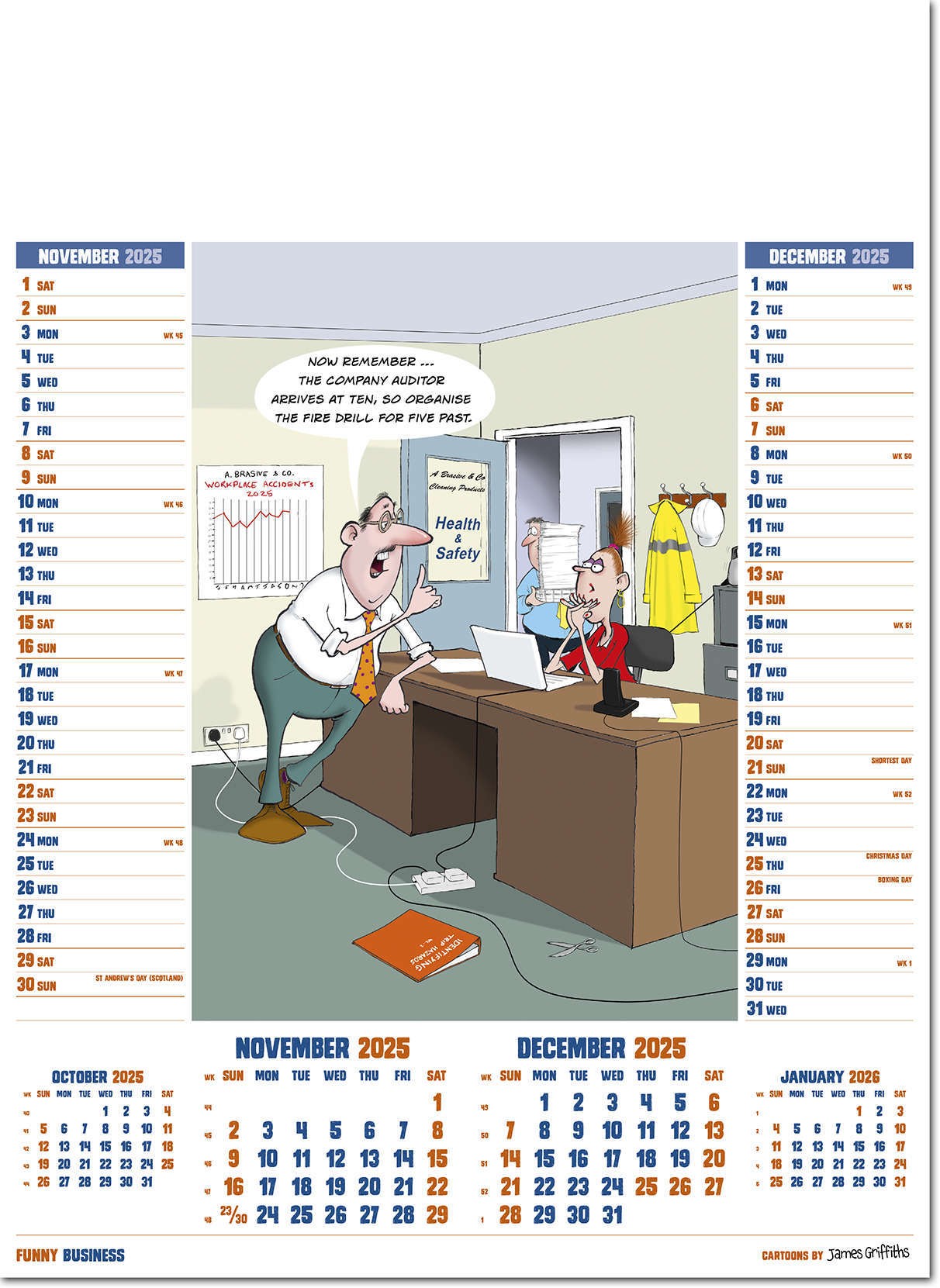 Funny Business Calendar