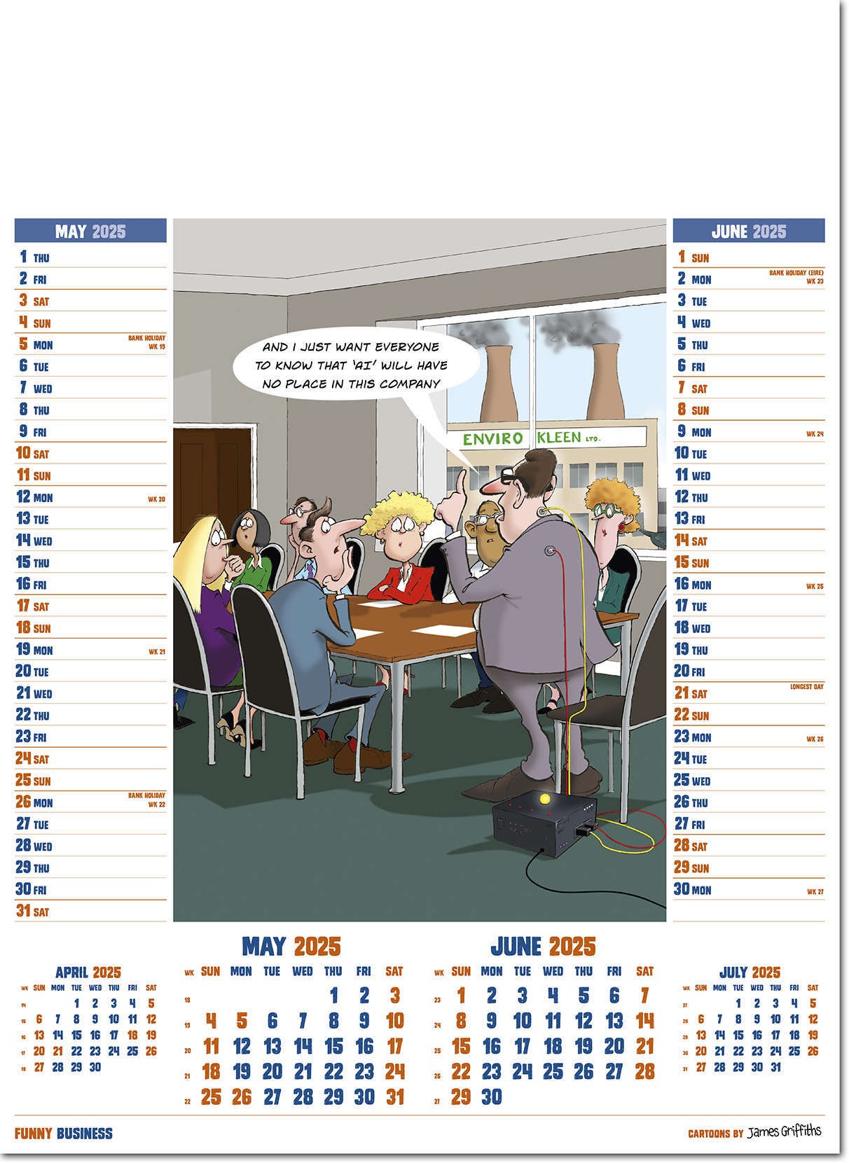 Funny Business Calendar