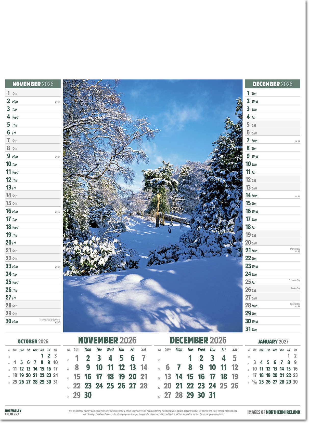 Images of Northern Ireland Calendar