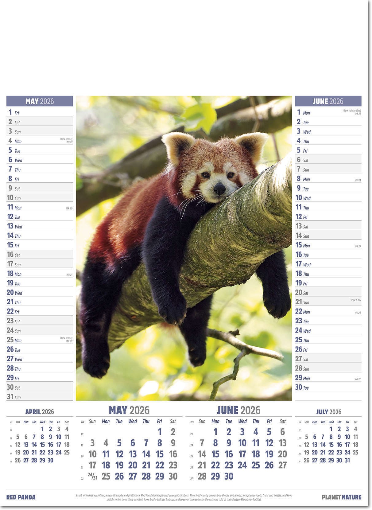 Planet Nature Calendar