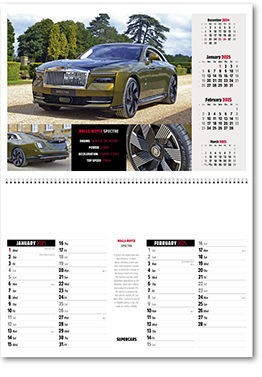 Supercars Postage Saver Calendar