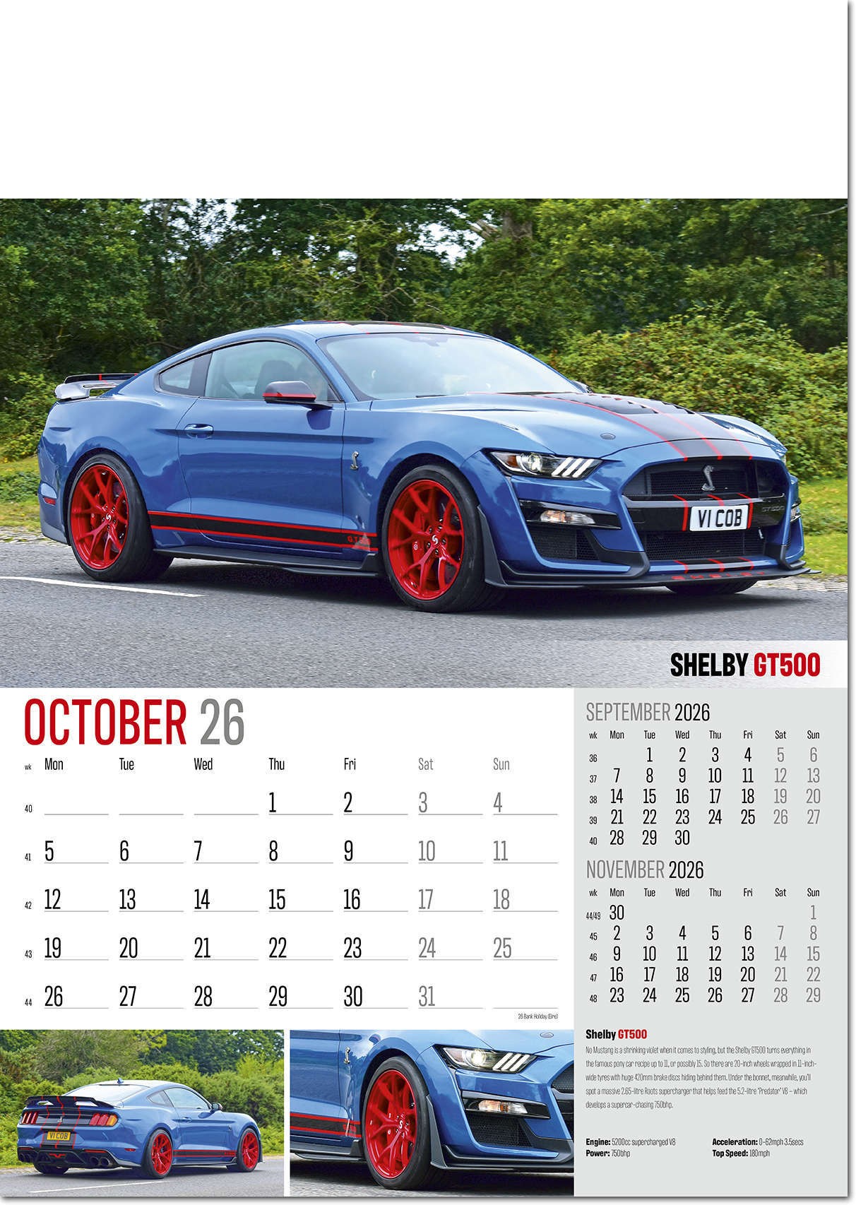 Marques of Distinction Wall Calendar