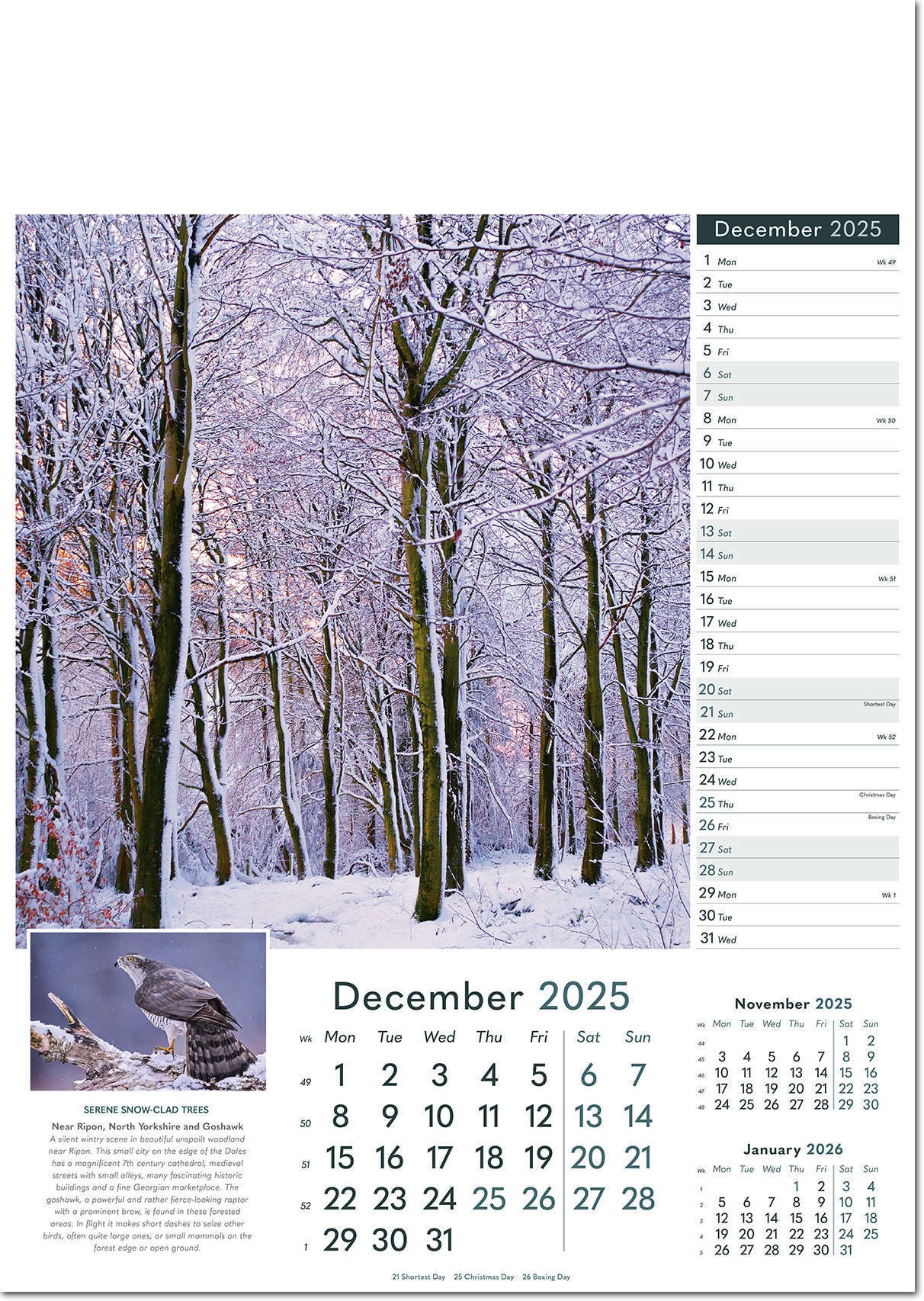 Rural Britain Wall Calendar