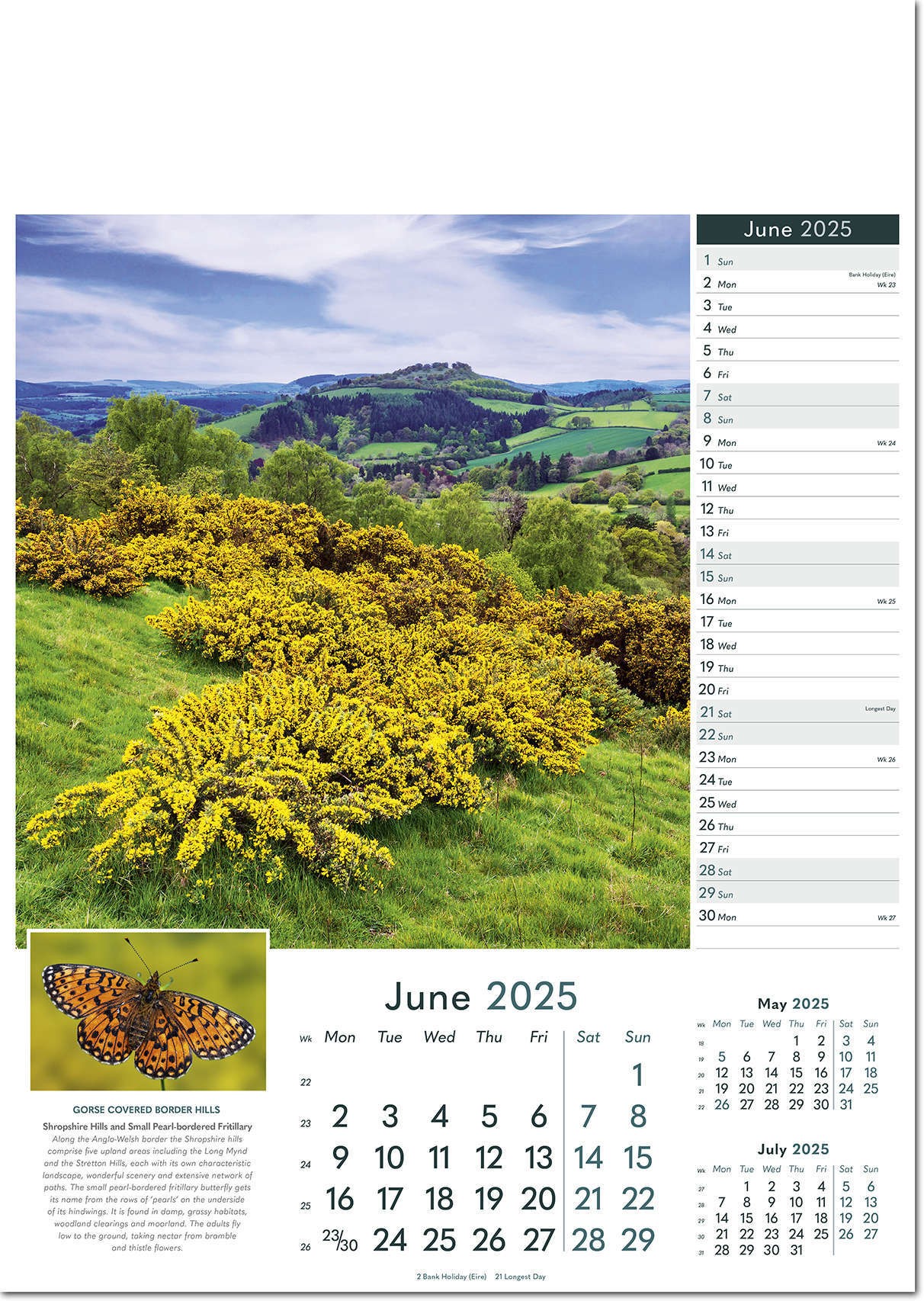 Rural Britain Wall Calendar