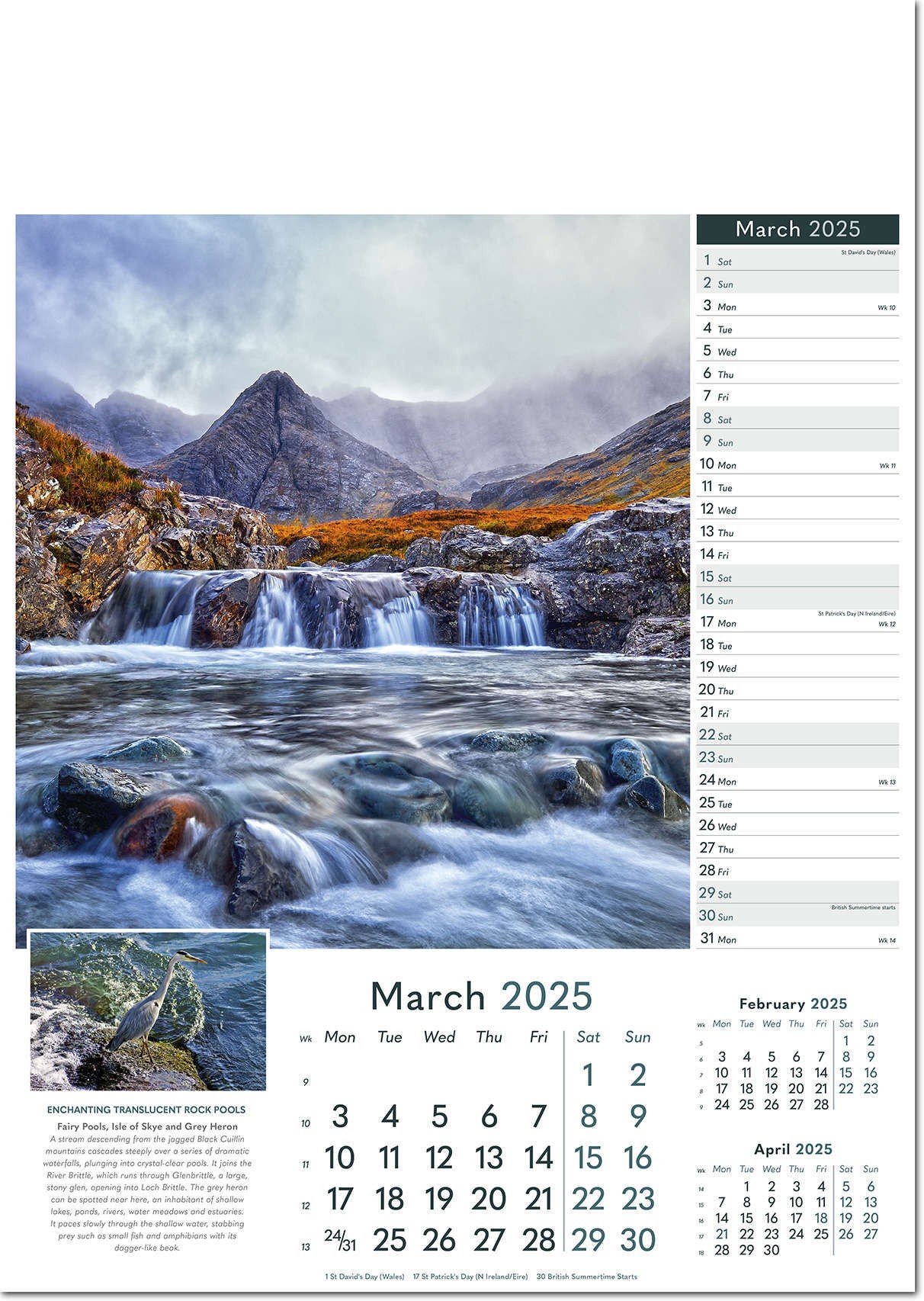 Rural Britain Wall Calendar