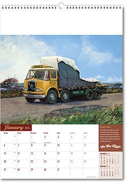 On the Move Wall Calendar