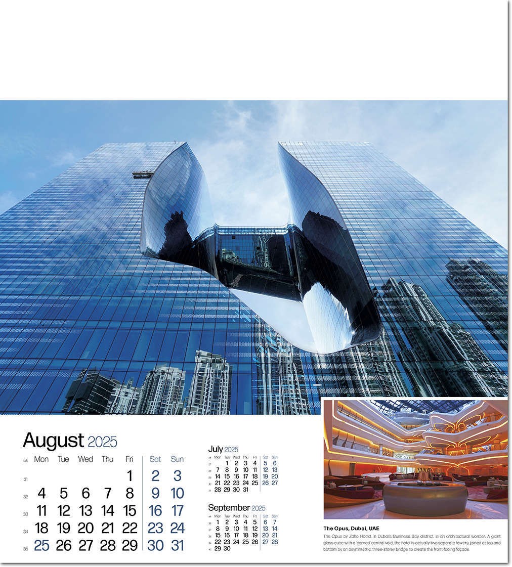 Iconic Structures Wall Calendar