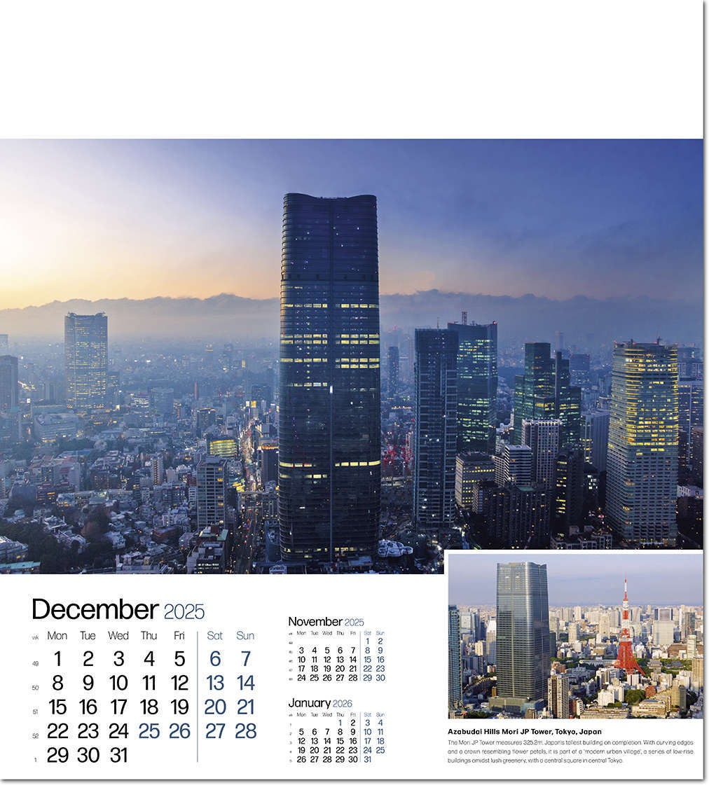 Iconic Structures Wall Calendar