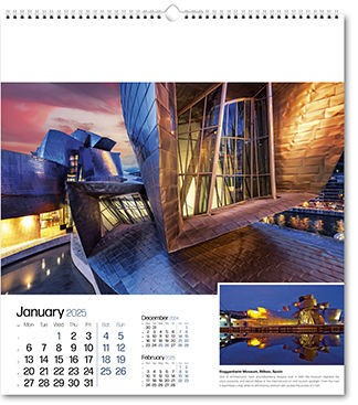 Iconic Structures Wall Calendar