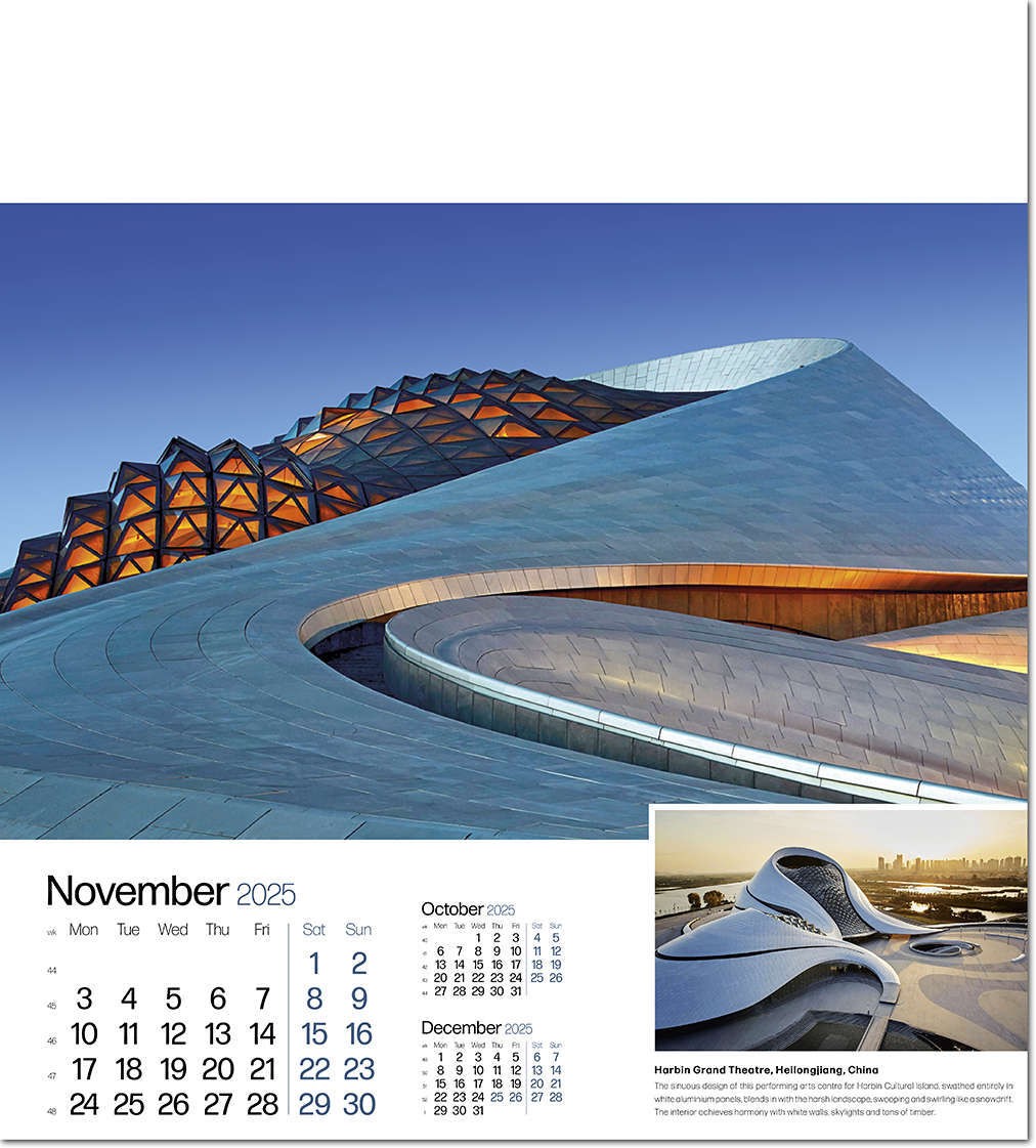 Iconic Structures Wall Calendar