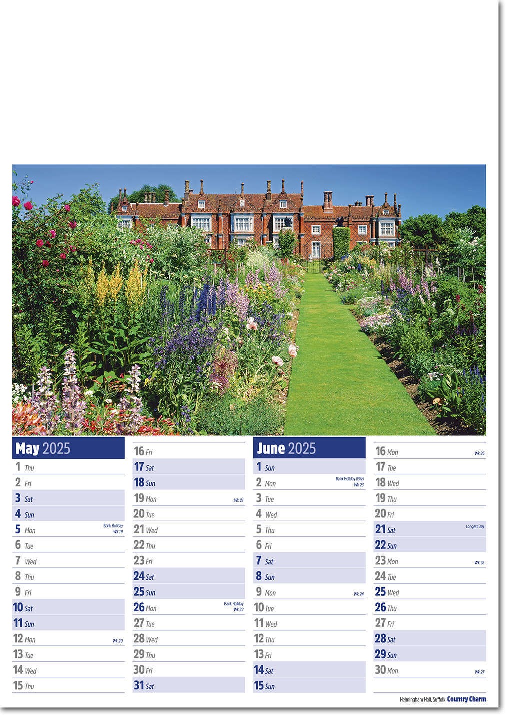 Country Charm Calendar