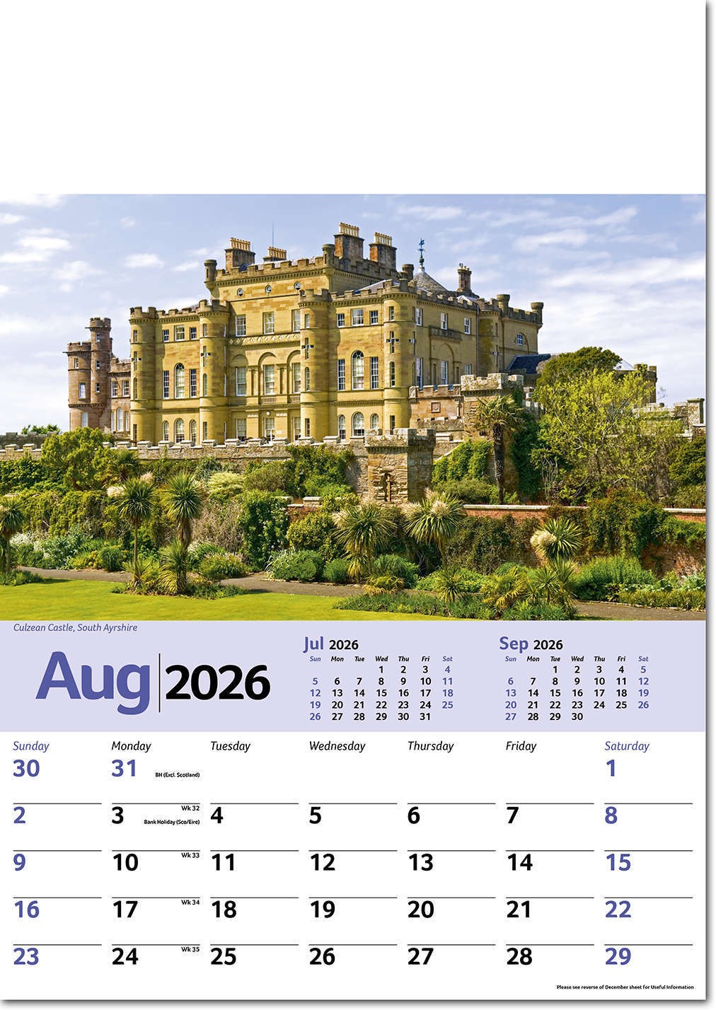 Pride of Scotland Calendar