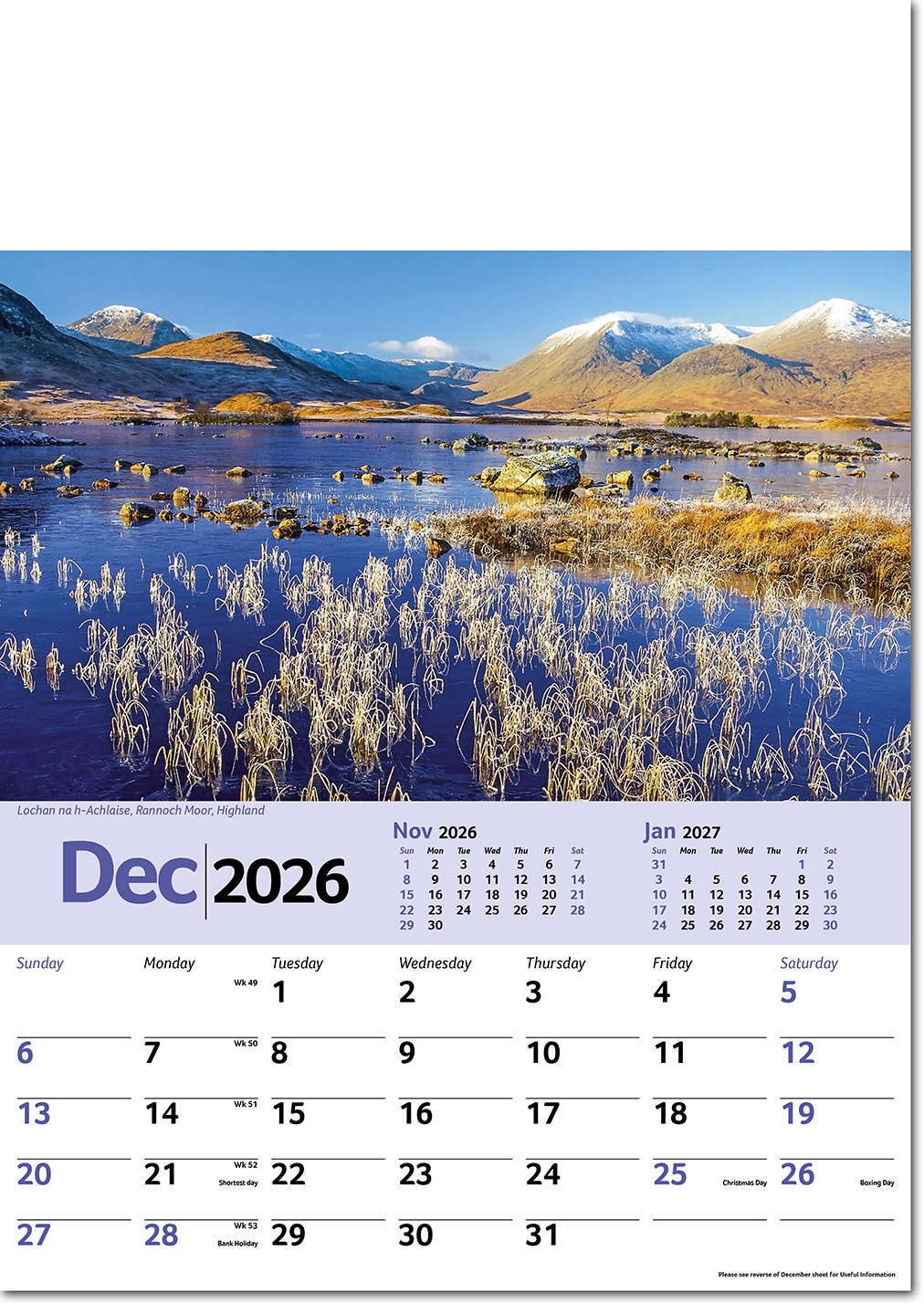 Pride of Scotland Calendar