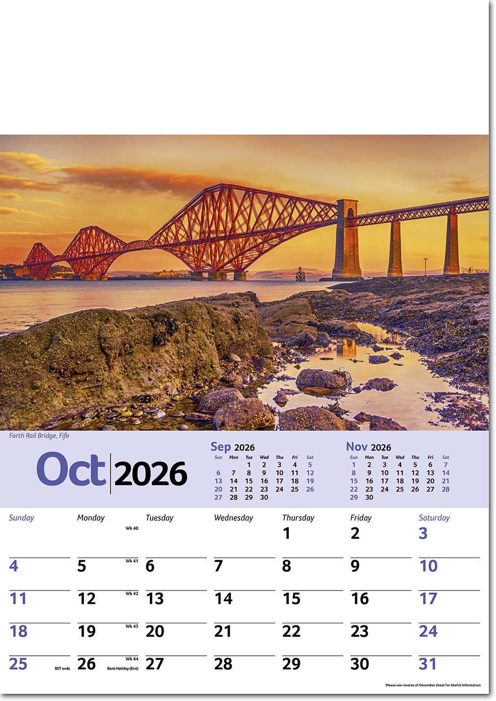 Pride of Scotland Calendar